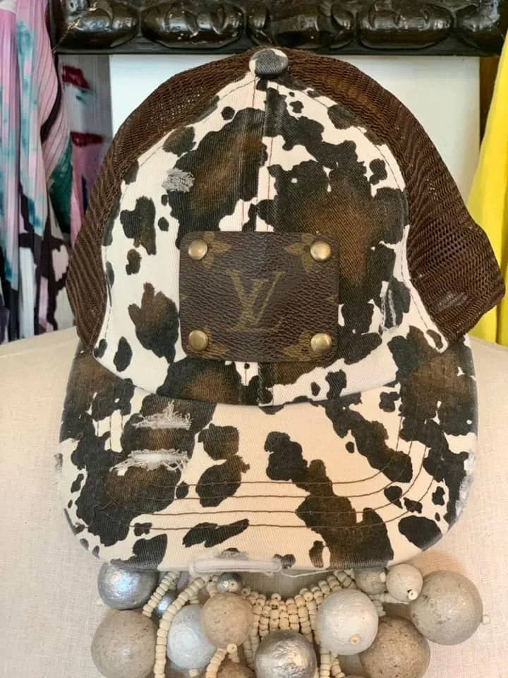 022 LV Inspired Baseball Hats-Brown Cow