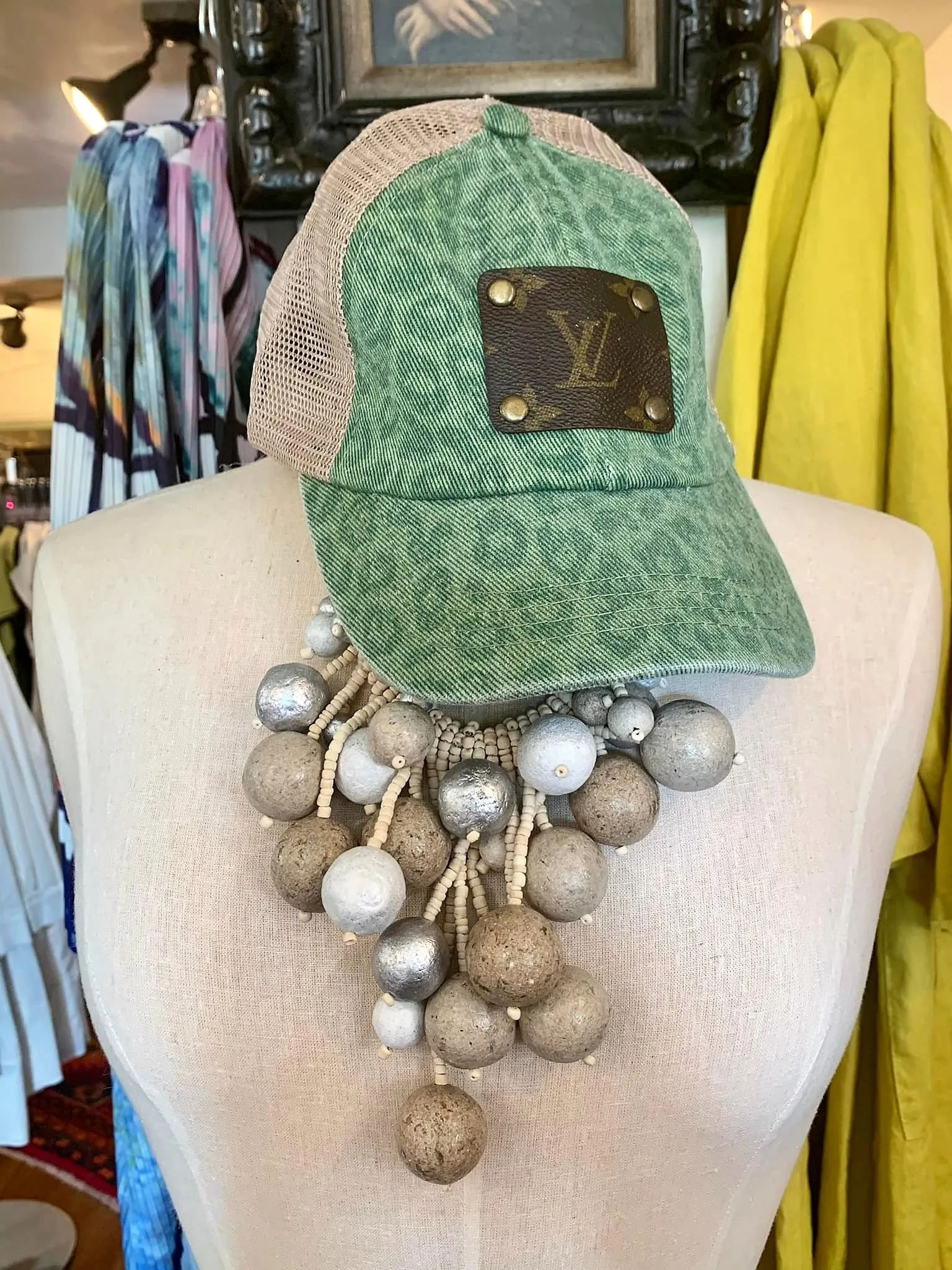 022 LV Inspired Baseball Hats-SEAGREEN