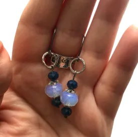 925 Silver and Opalite Dangle Earrings
