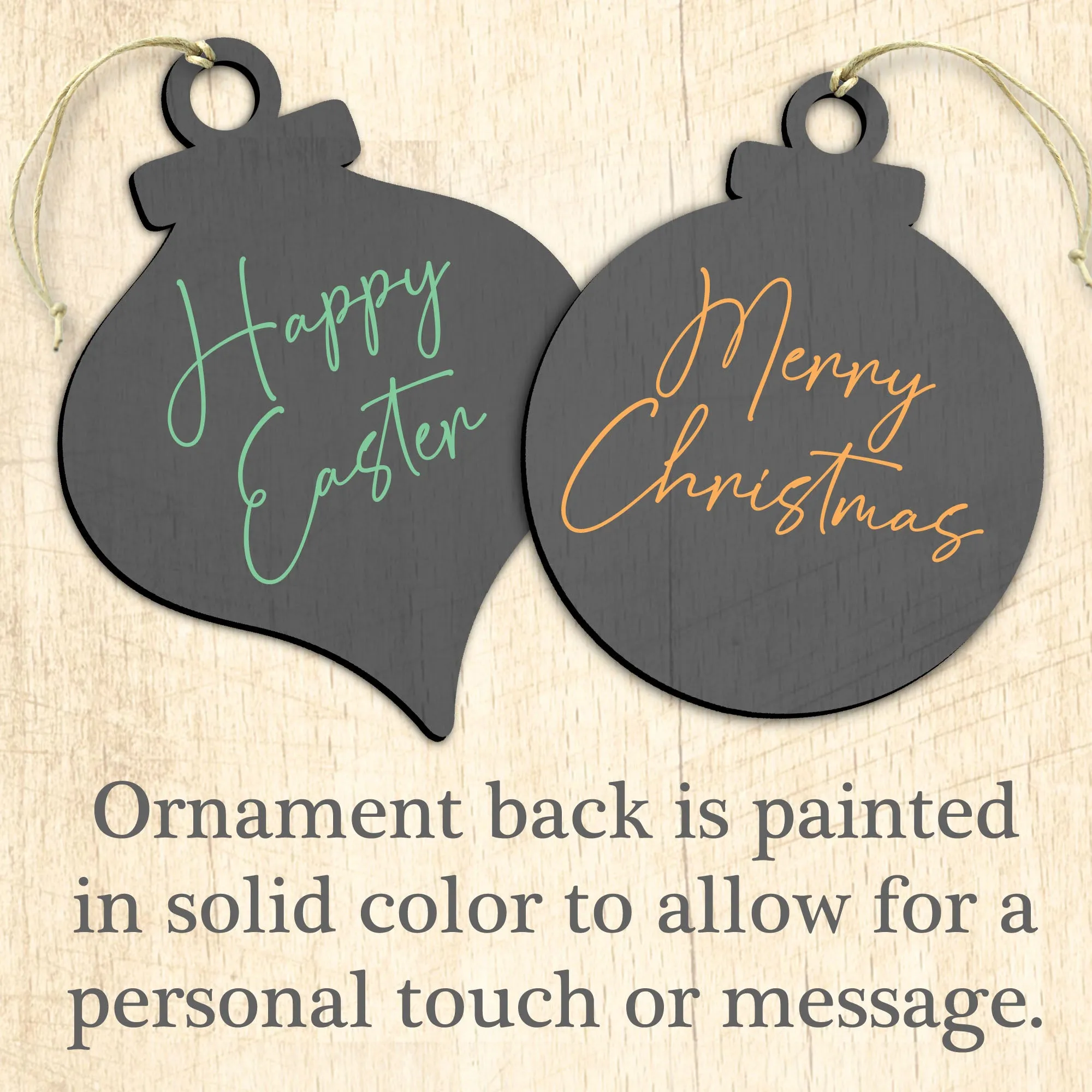 Alaskan Nothern Lights Wooden Ornaments by G.Debrekht - Wildlife Holiday Décor - 870039