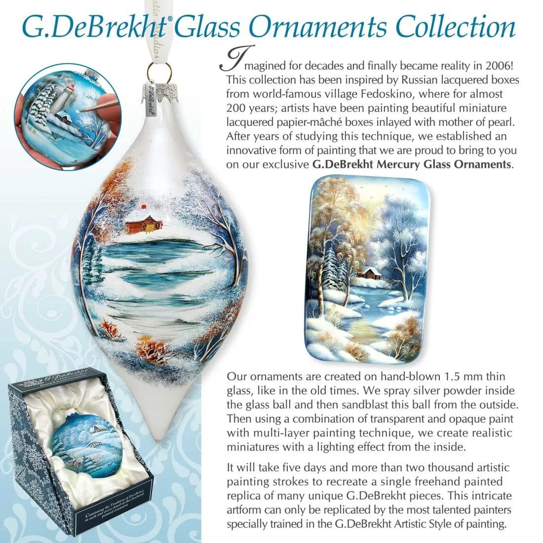 Angel in the Arch Glass Ornament by D. Gelsinger - Nativity Holiday Décor - 71114-1322