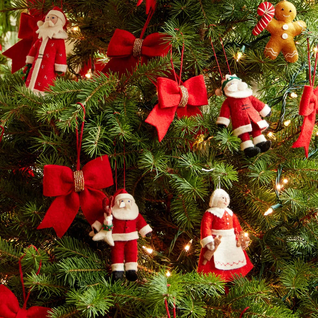 Baby Rudolph Santa Ornament