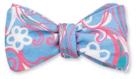 Blue Bonjour Bow Tie - B5472