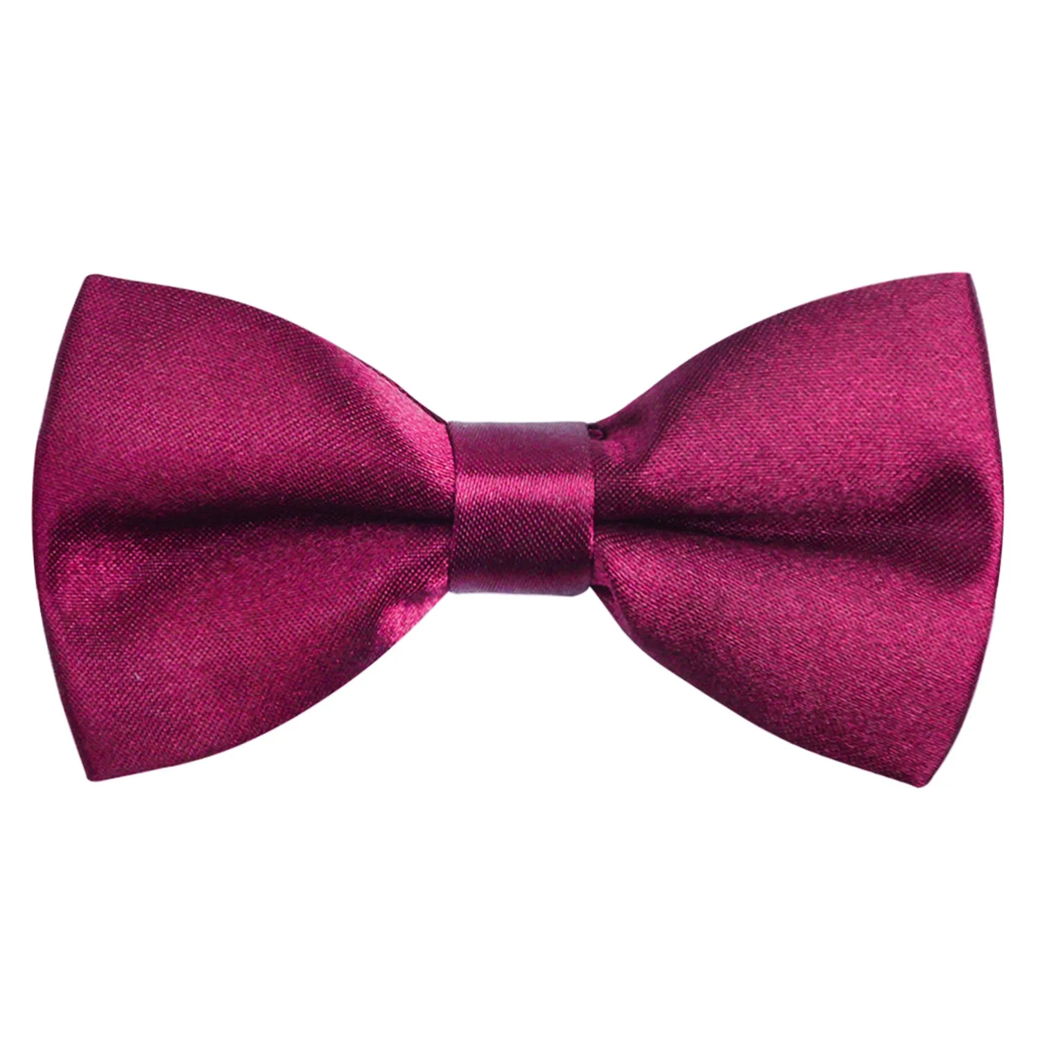 Boy's Pre-tied Bow Tie Fancy Plain Adjustable Bow ties-070