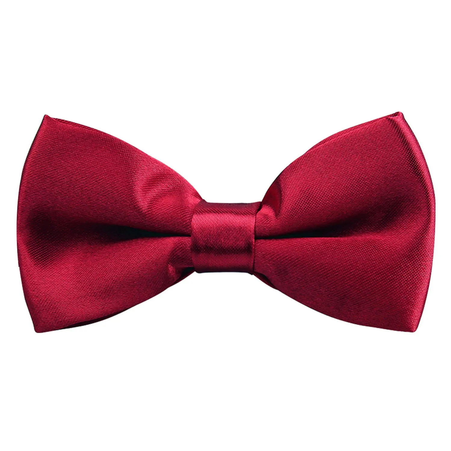 Boy's Pre-tied Bow Tie Fancy Plain Adjustable Bow ties-070