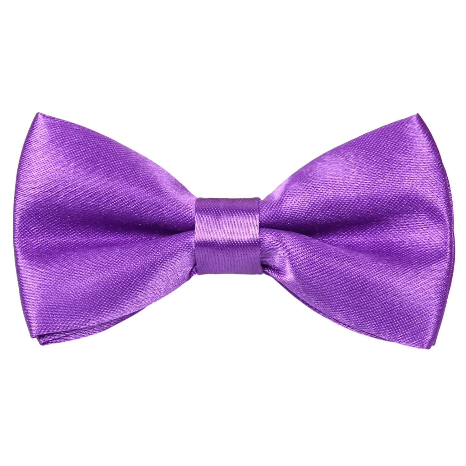 Boy's Pre-tied Bow Tie Fancy Plain Adjustable Bow ties-070