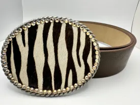 Brown Zebra Belt