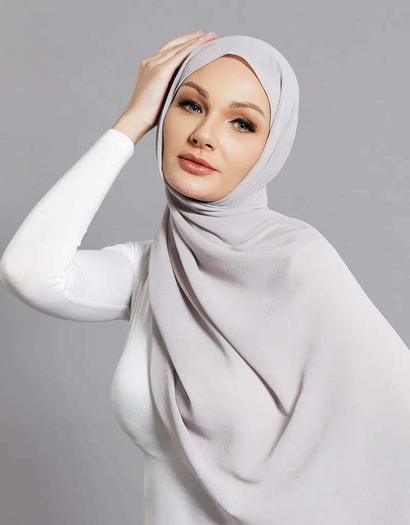 Chiffon Shawl - Shades of Grey