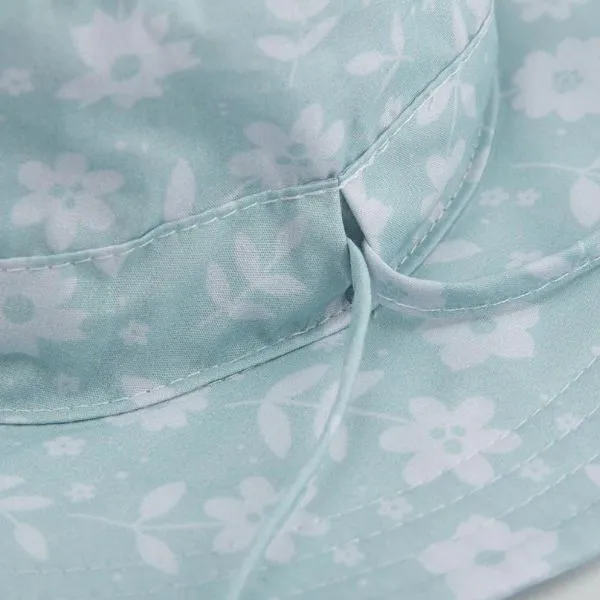 Cubs & Co. Baby Bucket Hat - Floral Green