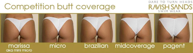 Custom Competition Bikinis Molded Cup "The Midnight extravaganza " Collection