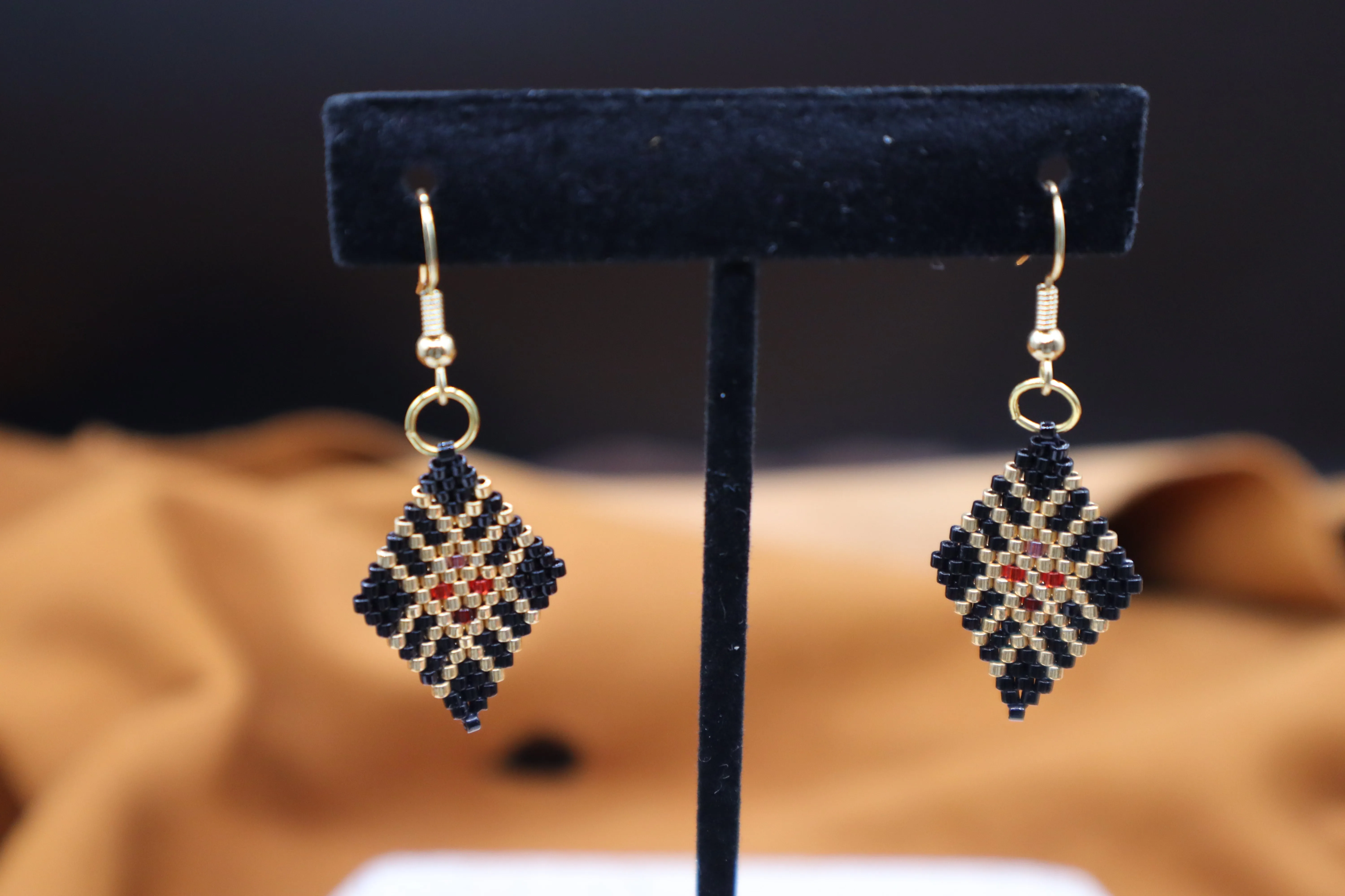 Dangle Diamond Earrings by Kathleen Hays