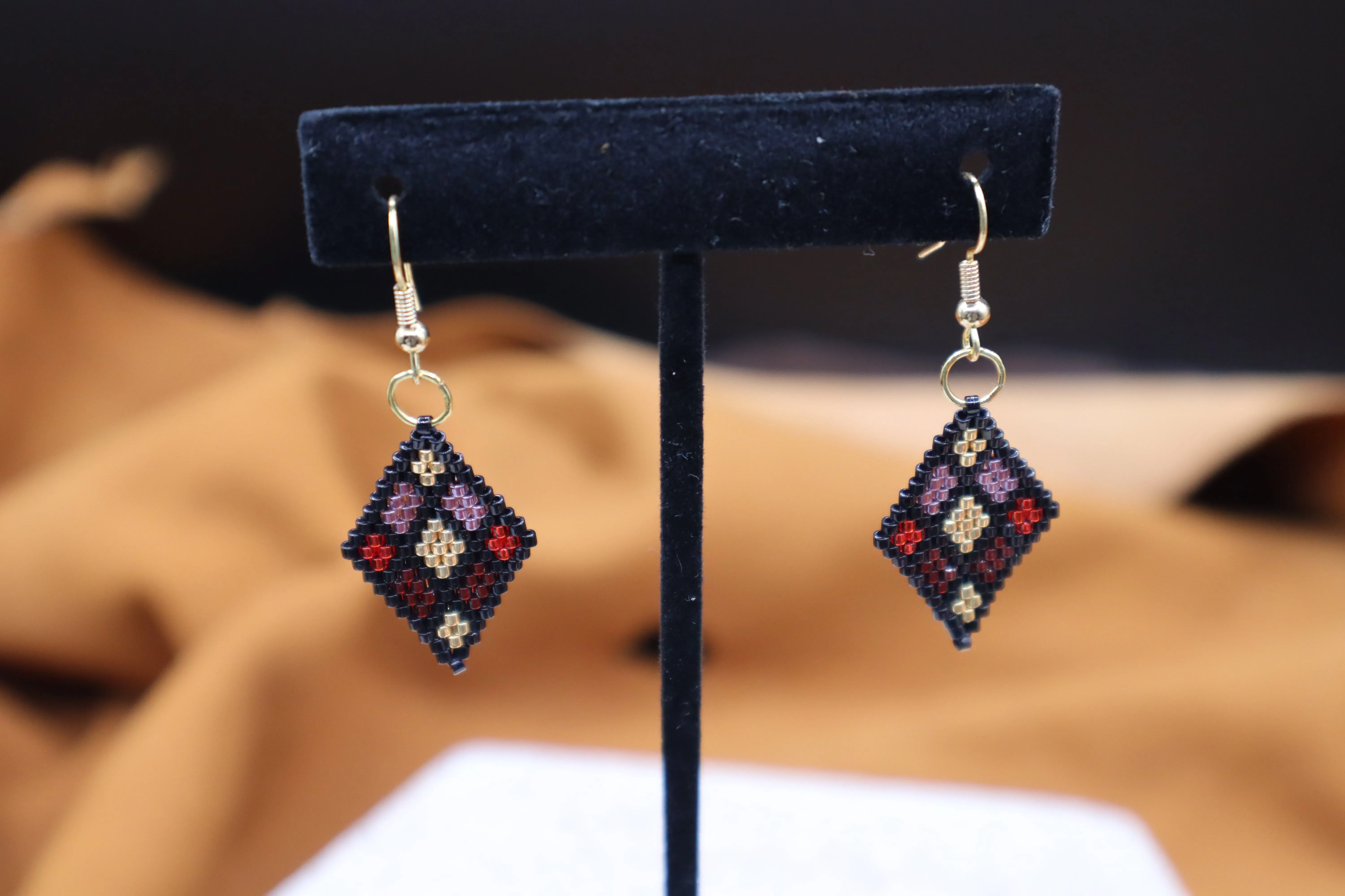 Dangle Diamond Earrings by Kathleen Hays