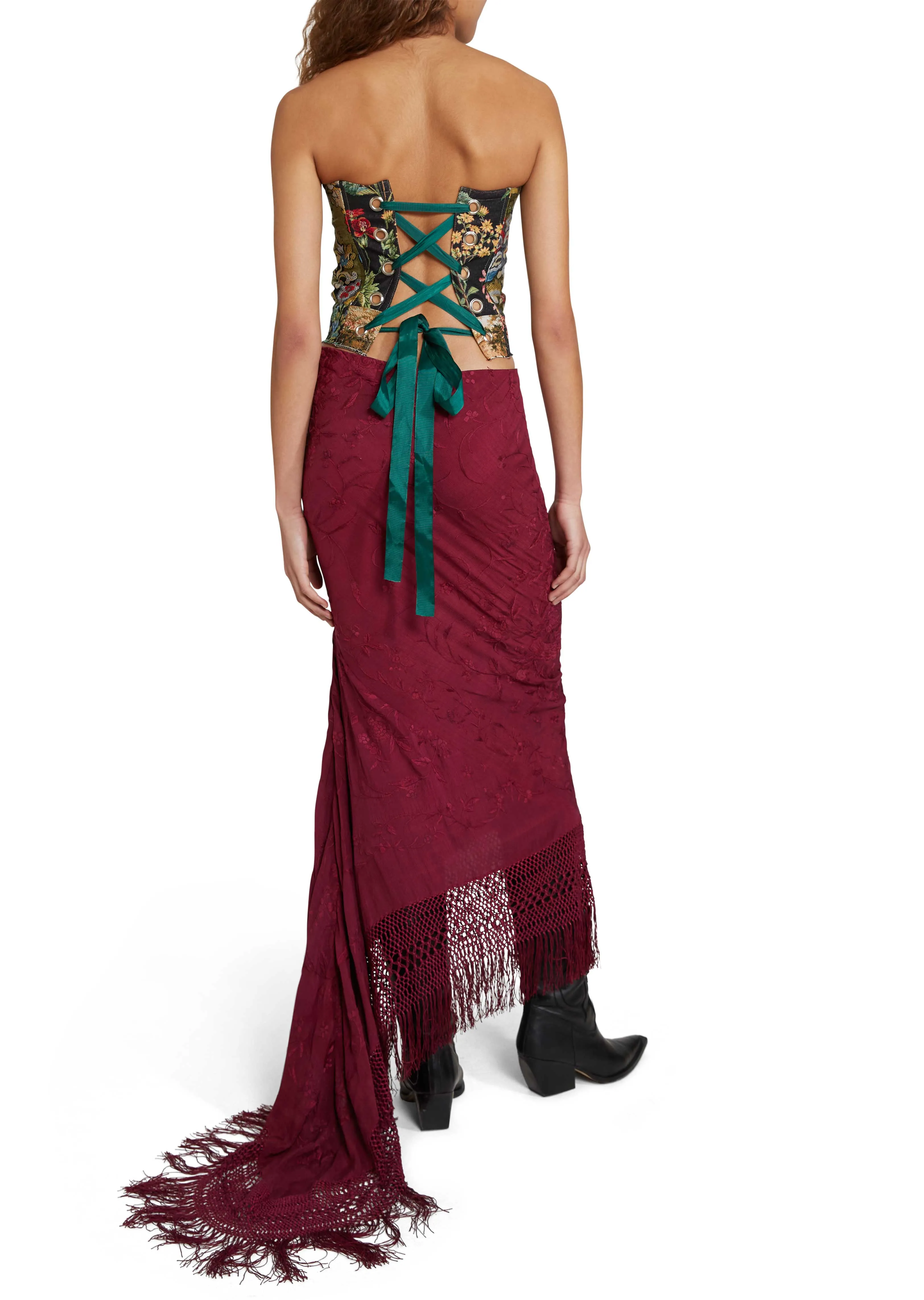 Demi Couture Piano Shawl Maxi Skirt