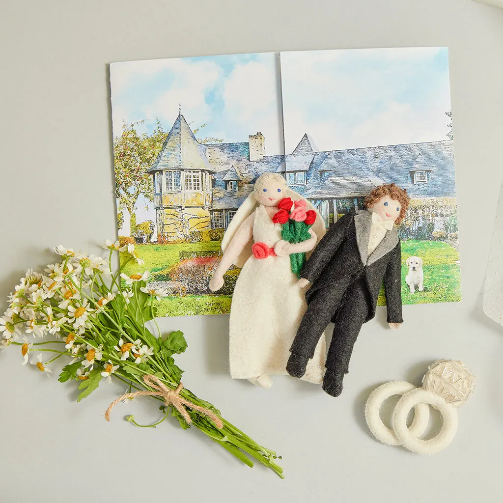 Elegant Groom Ornament - Light