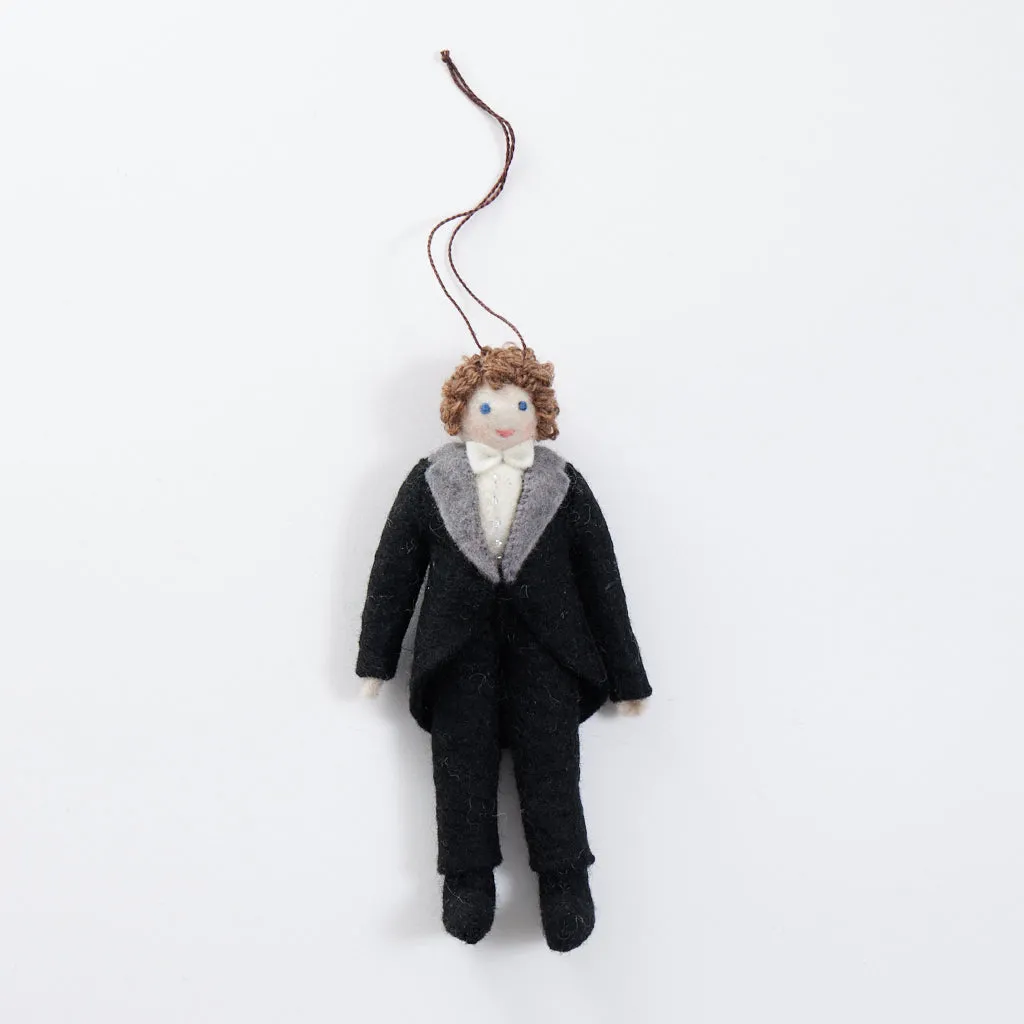 Elegant Groom Ornament - Light