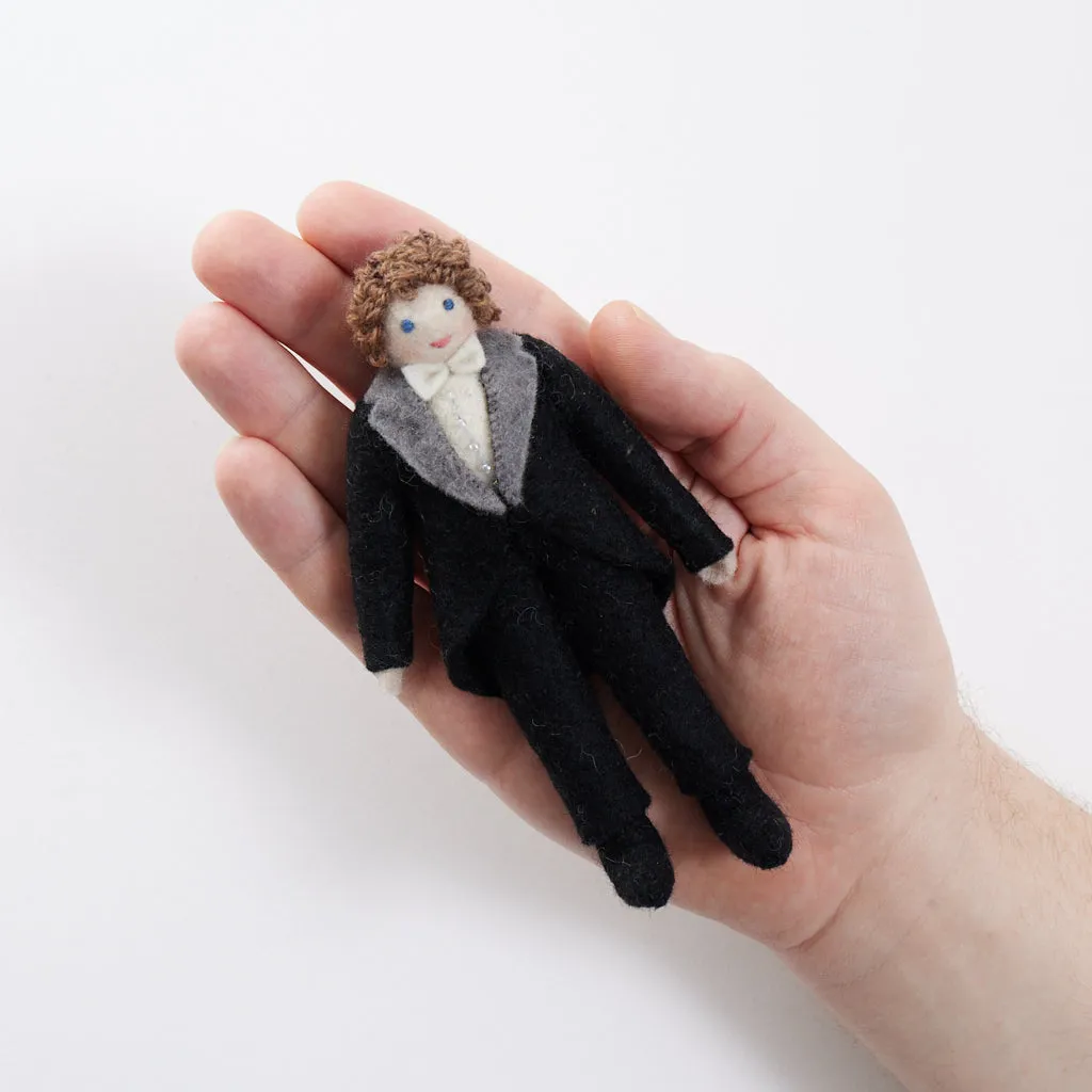 Elegant Groom Ornament - Light