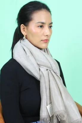 Fajar Metallic Reversible Cashmere Stole