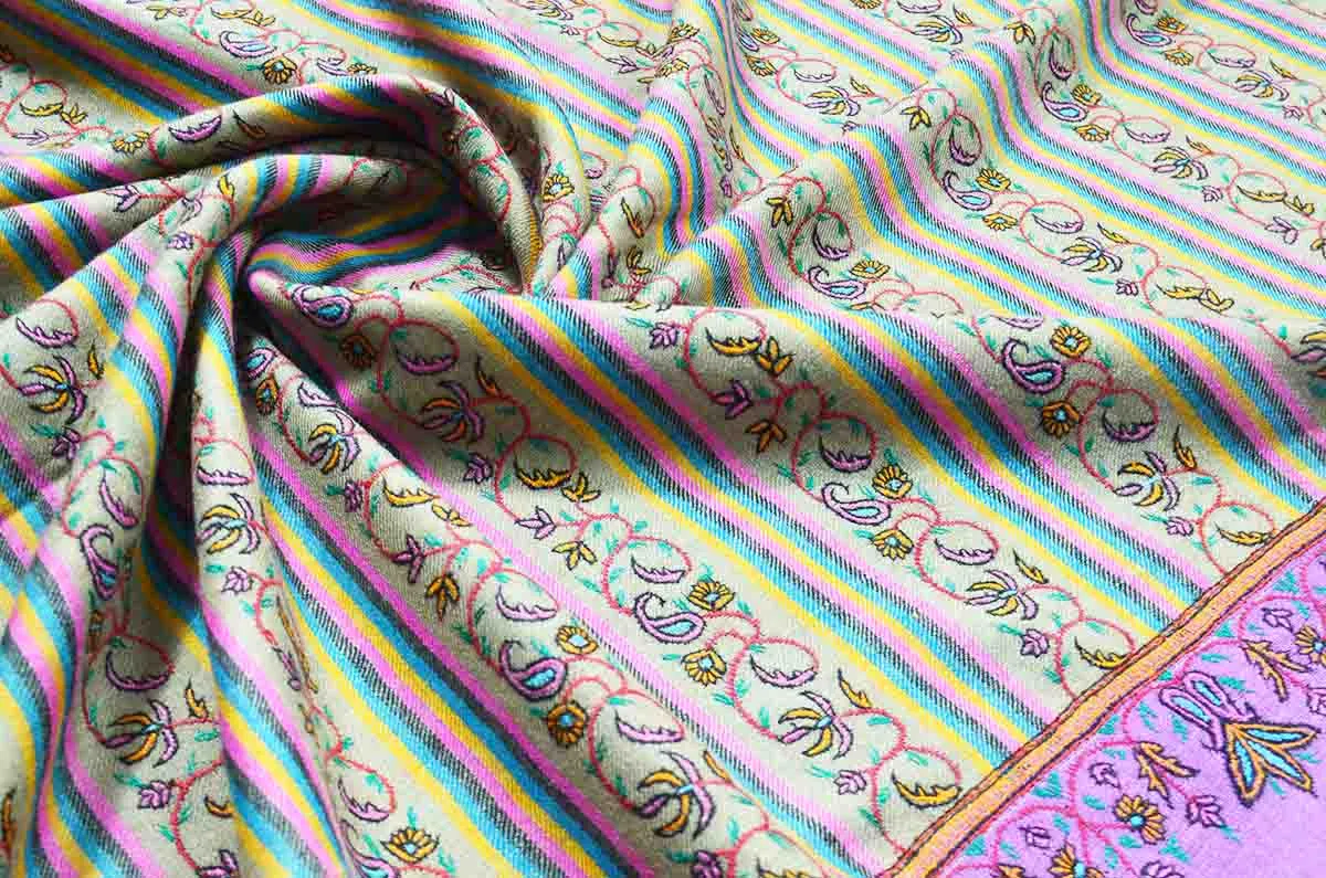 full embroidery shawl - 4787