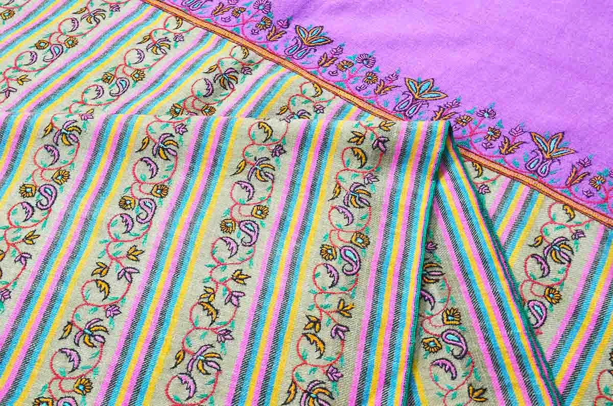 full embroidery shawl - 4787