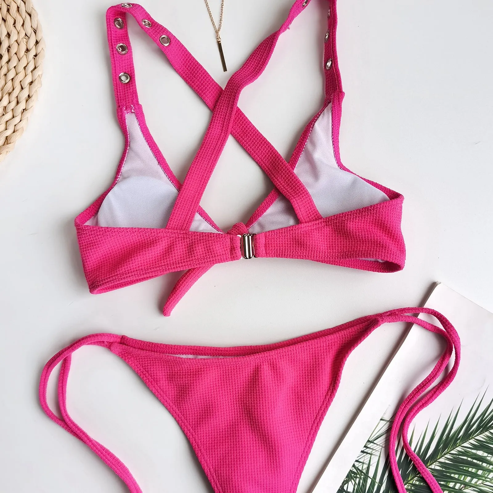 Hot Pink Babe - Bikini Top