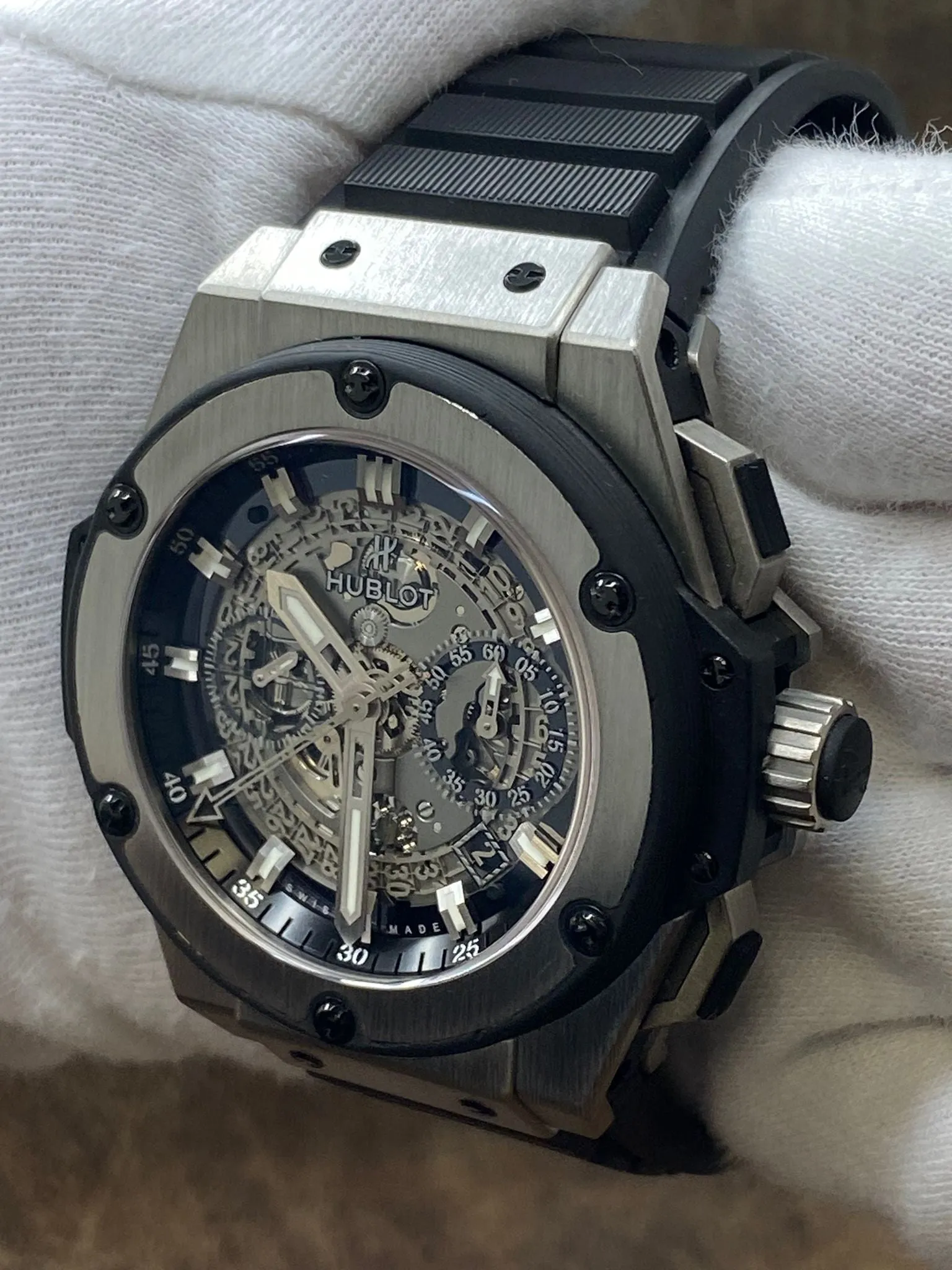 Hublot King Power Unico 701.NX.0170.RX Skeleton Dial Automatic Men's Watch