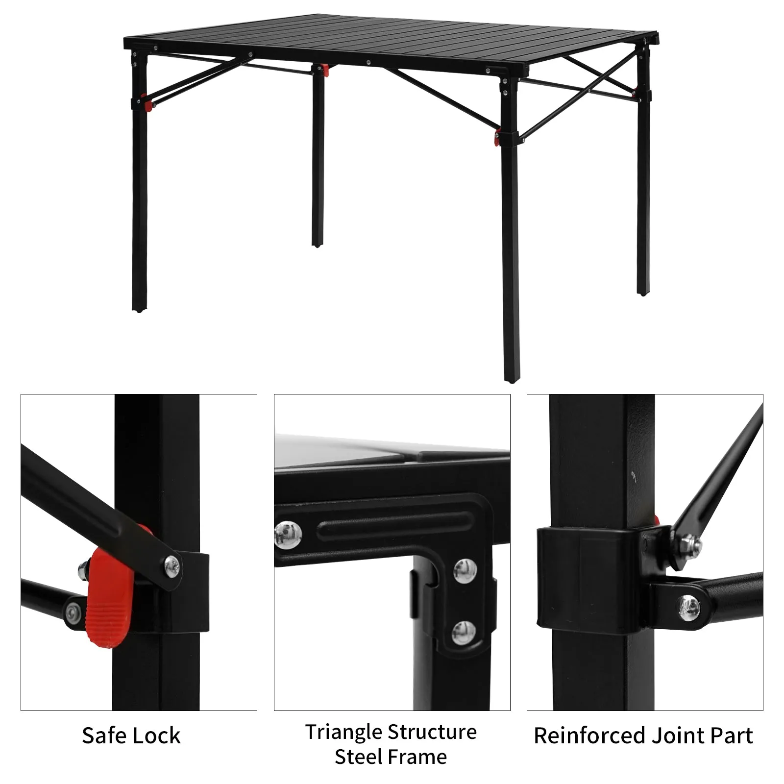 KingCamp 4-6 Person Lightweight Aluminum Alloy Folding Tables