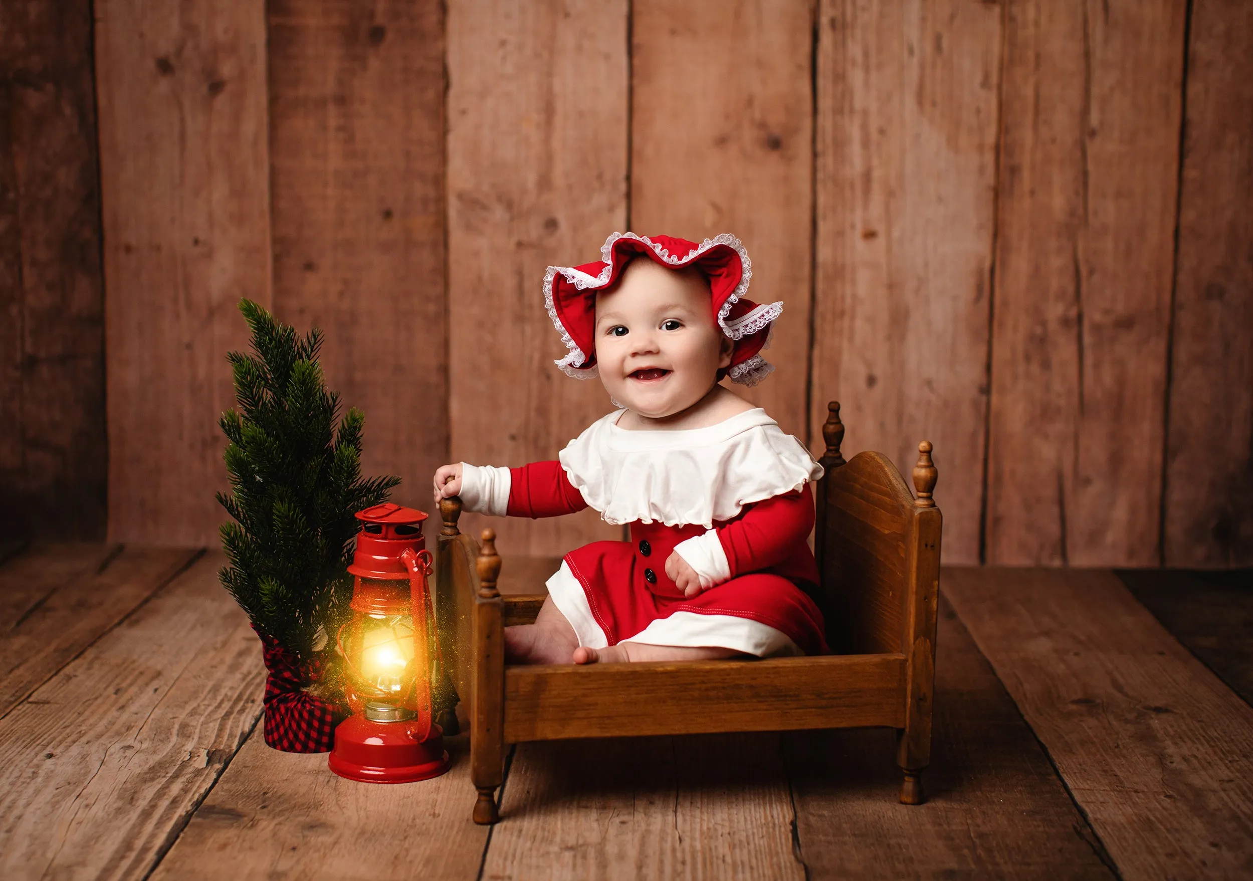 MADE TO ORDER- Christmas Mrs. Claus Suit- Sitter Size