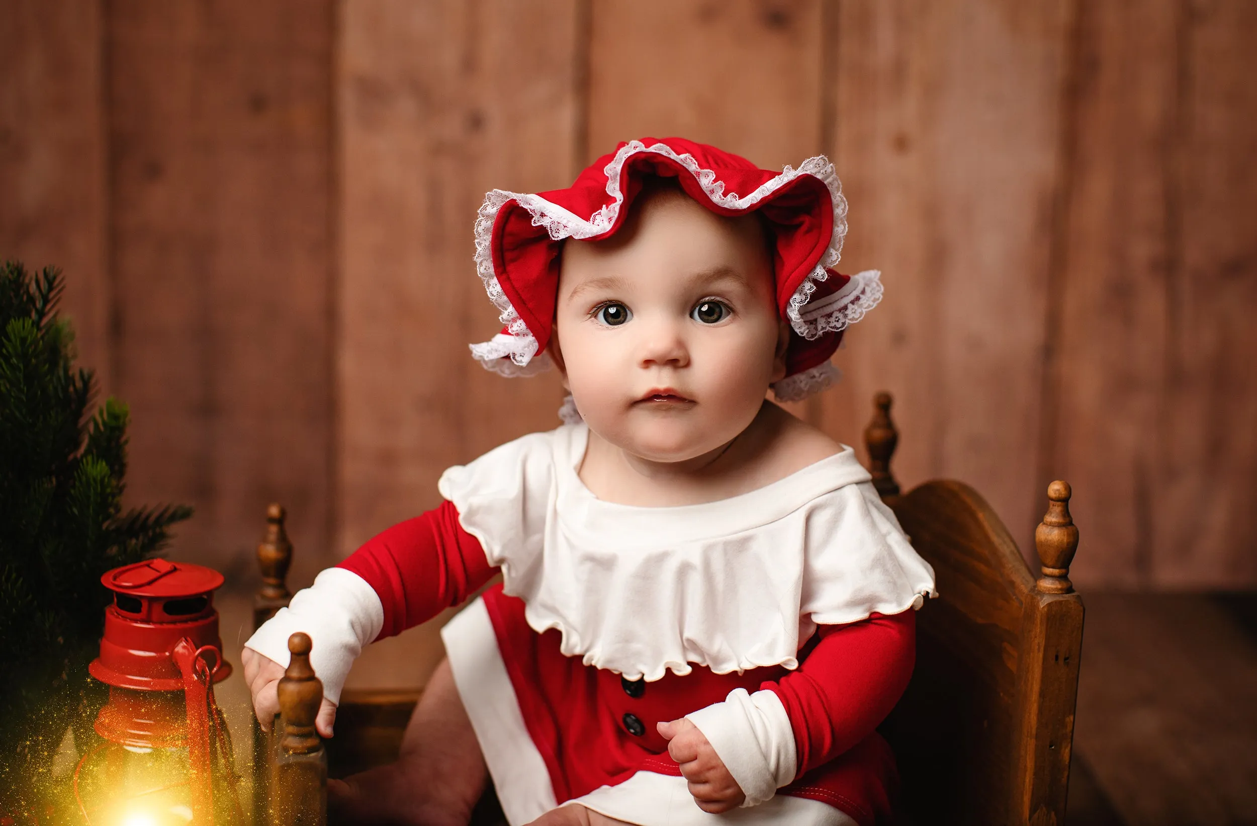 MADE TO ORDER- Christmas Mrs. Claus Suit- Sitter Size
