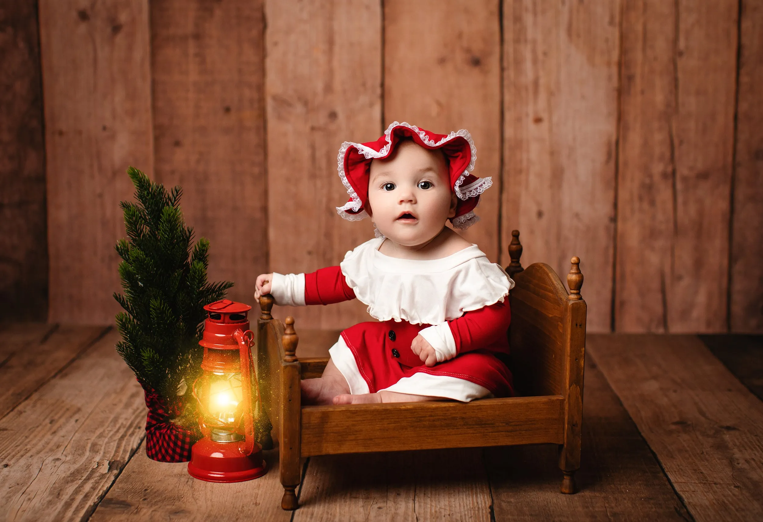 MADE TO ORDER- Christmas Mrs. Claus Suit- Sitter Size