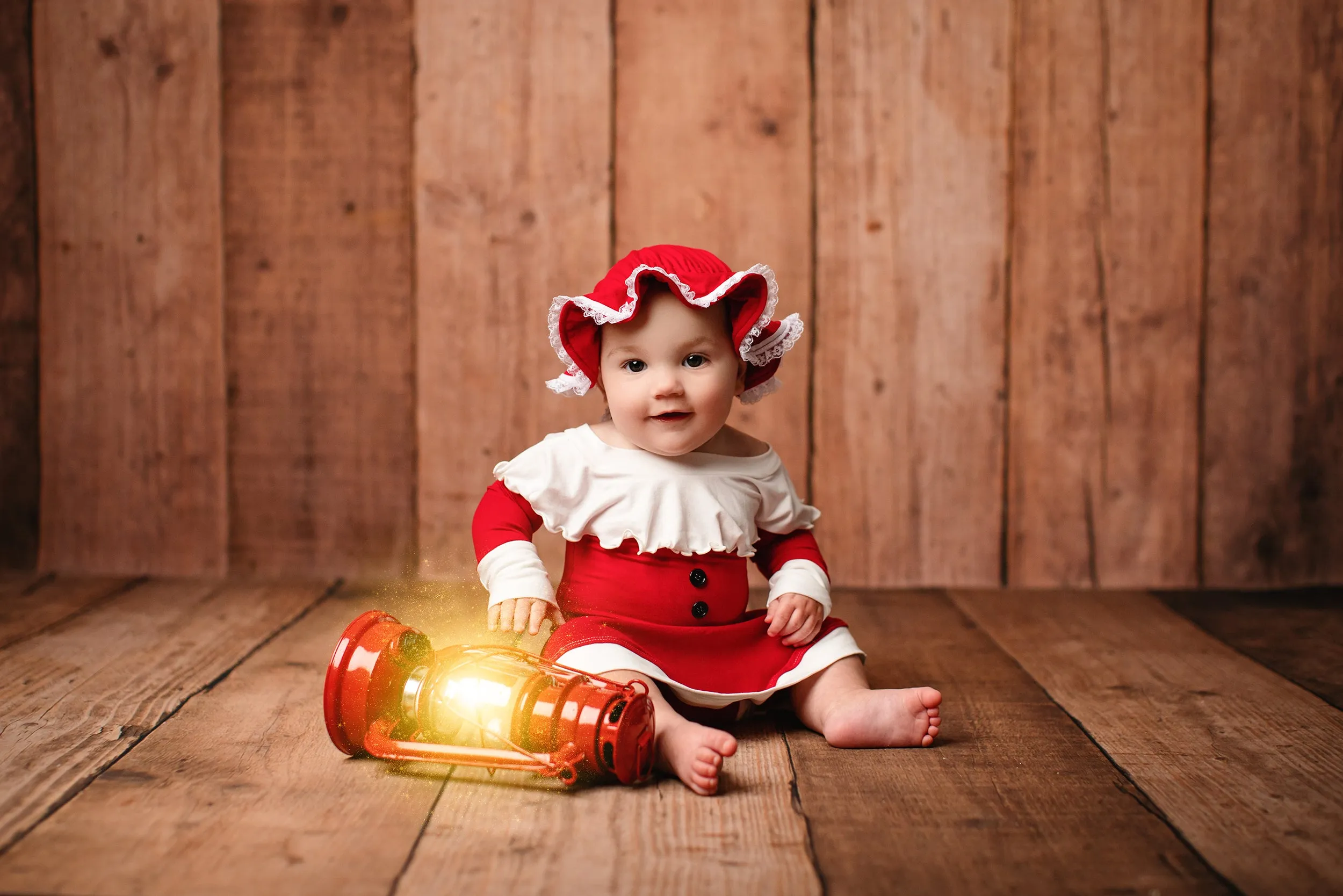 MADE TO ORDER- Christmas Mrs. Claus Suit- Sitter Size