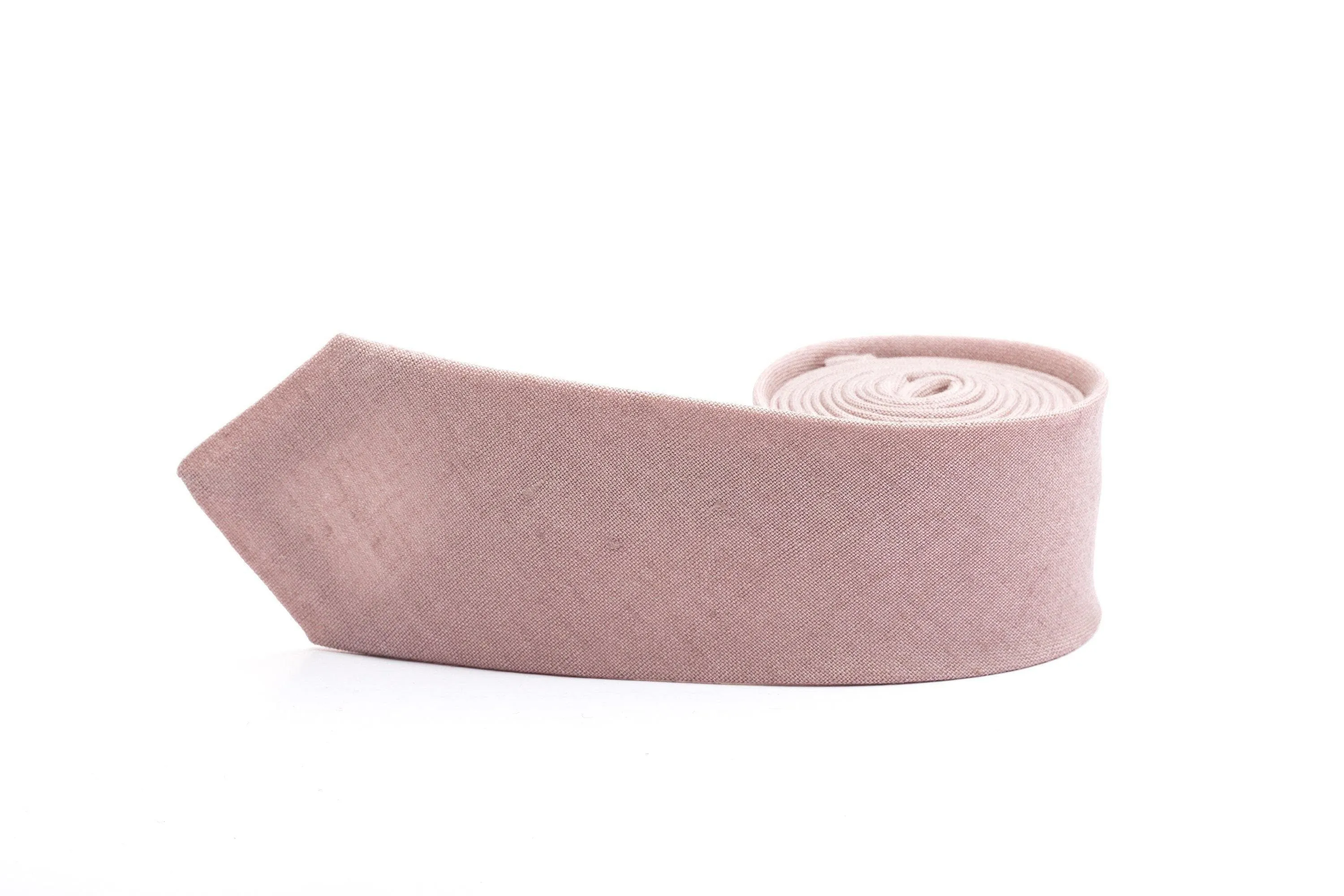 Mauve Skinny Tie for Weddings - Dapper Groomsmen Ties