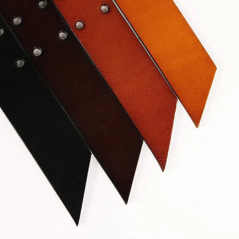 Men's Gothic Multi-holes Belts
