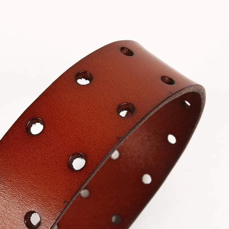 Men's Gothic Multi-holes Belts