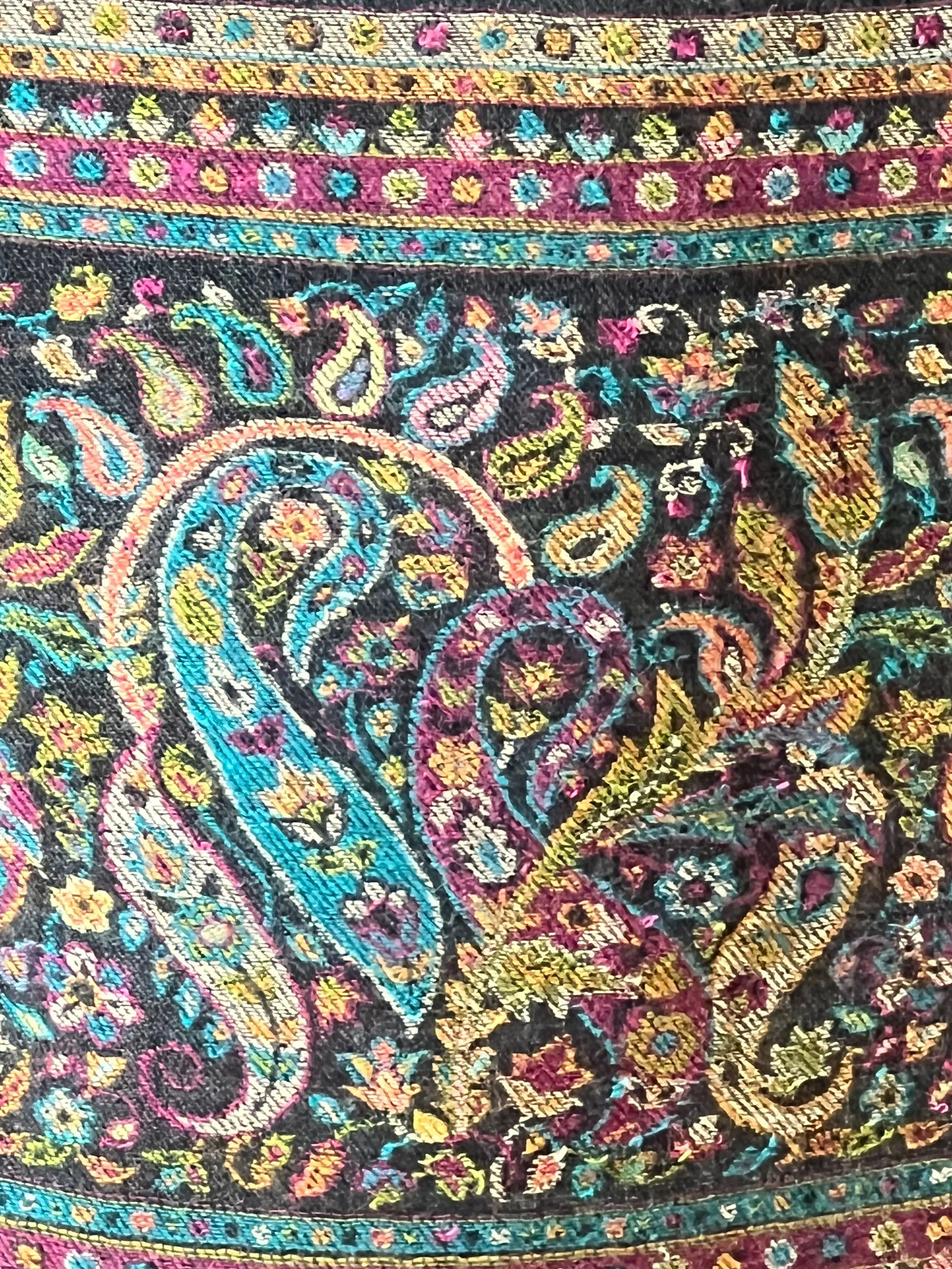 Midnight Magic Wool Shawl