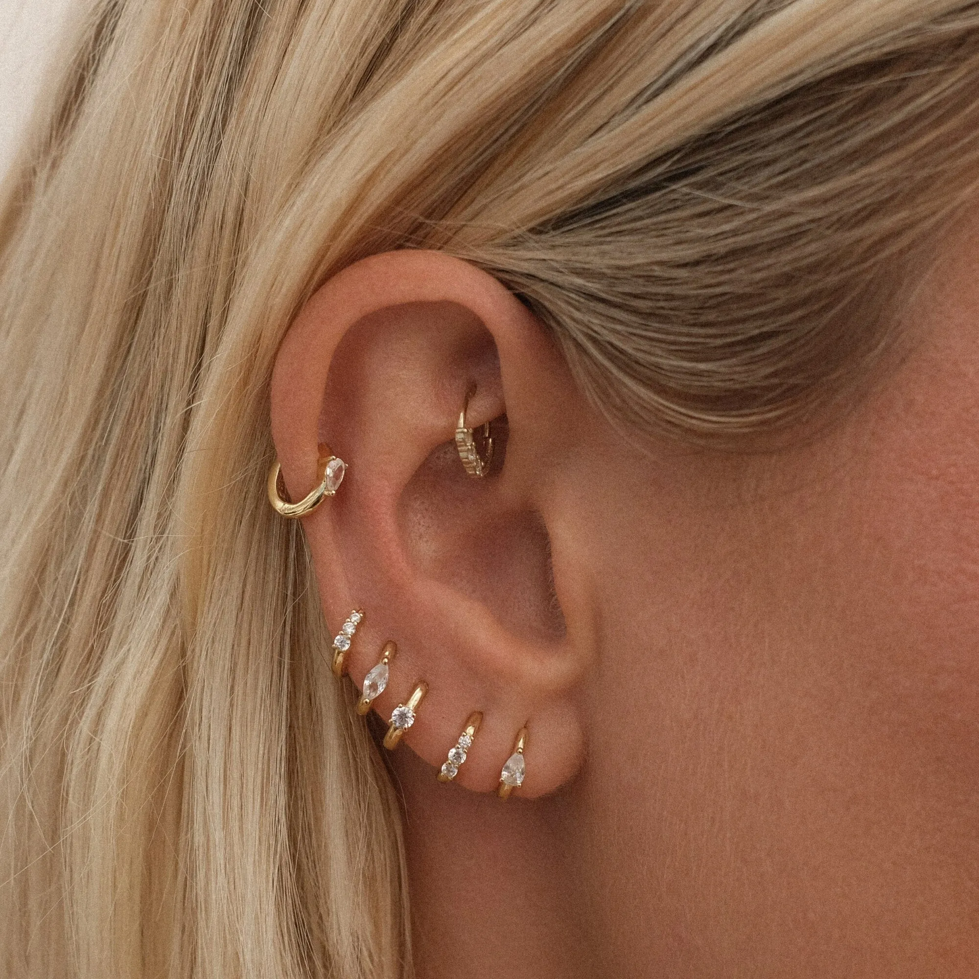Naked Burton 6-piece earring set