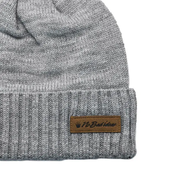 No Bad Ideas - Zander Knit Military Watch Cap w- Patch
