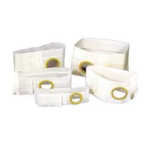 Nu-Form 8" Beige Support Belt Prolapse Strap 3-3/8" Opening Placed 1-1/2" From Bottom, Large, Left