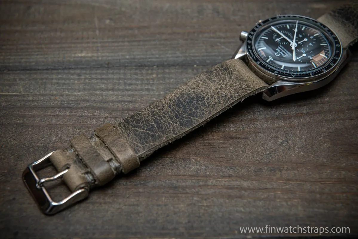 One-piece military watch band,   watch strap 10-26 mm