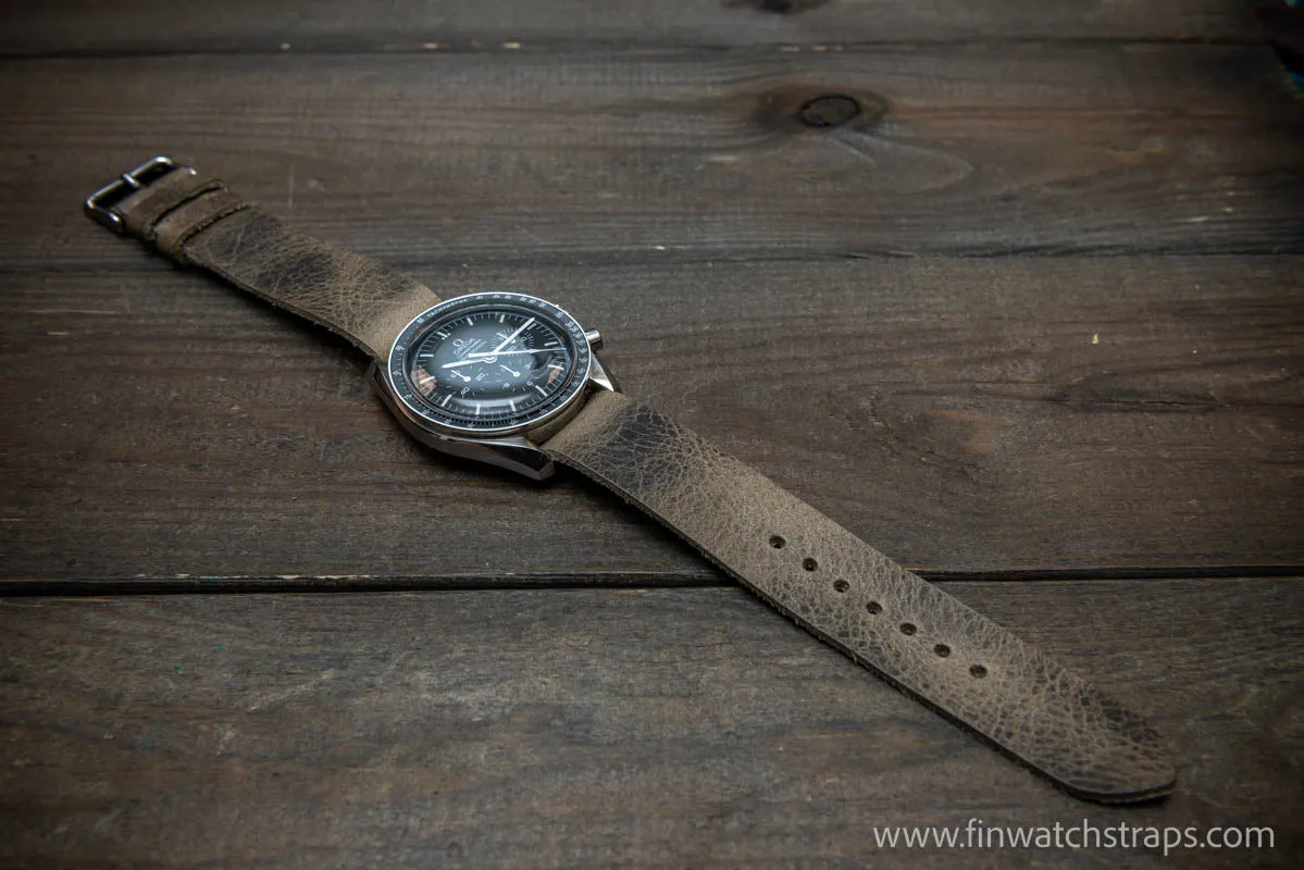 One-piece military watch band,   watch strap 10-26 mm