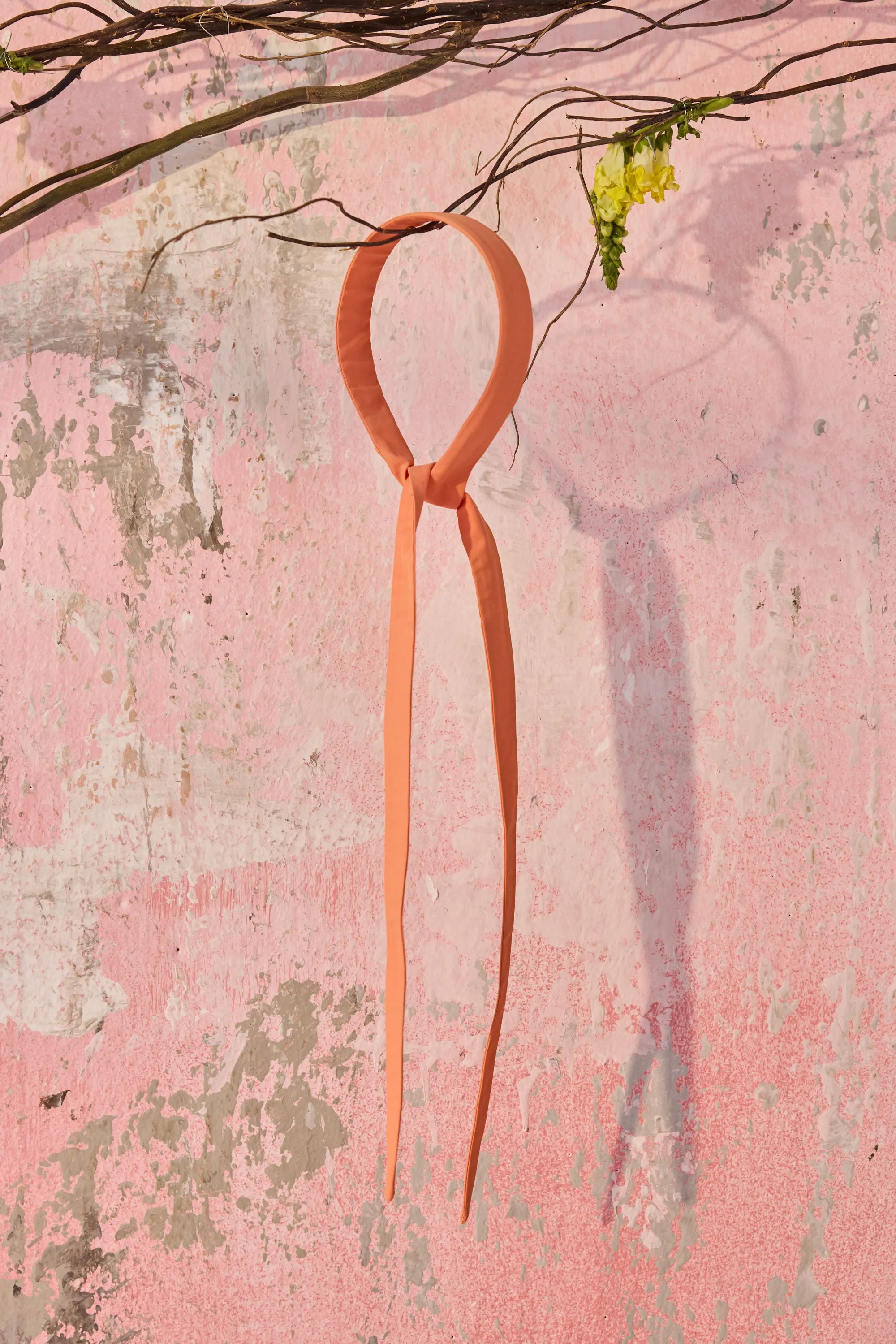 Orange Tie Hairband