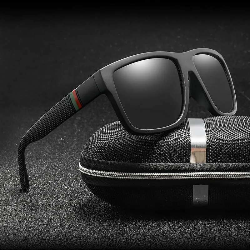 Polaroid Sunglasses Square Vintage Sun Glasses