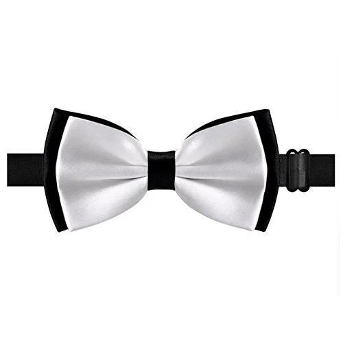 Pre-tied Contrast Color Wedding Party Bow Ties-029