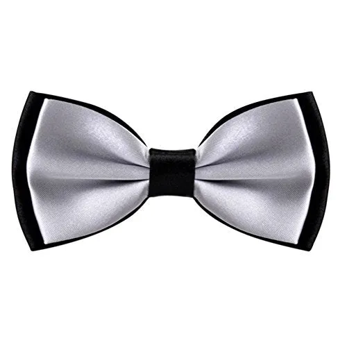 Pre-tied Contrast Color Wedding Party Bow Ties-029
