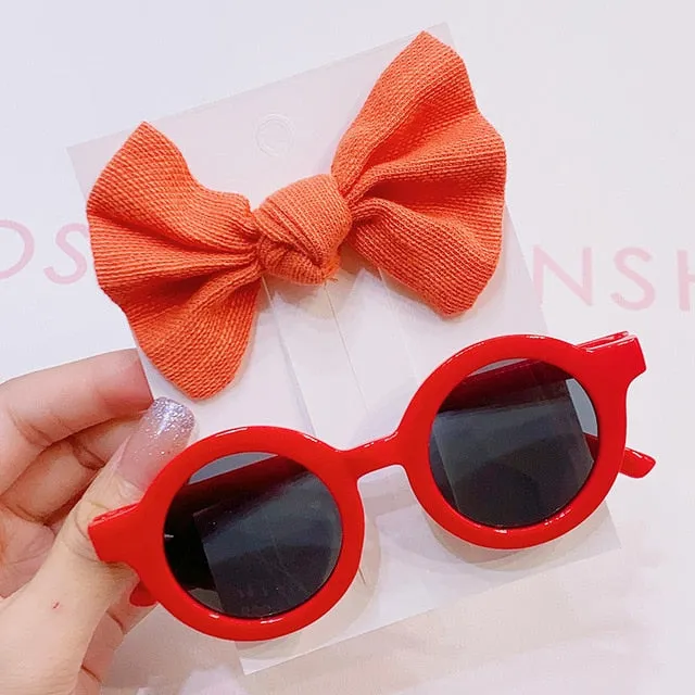 "Coco Darlin" Inspired Kids Sunglasses & Bow Set
