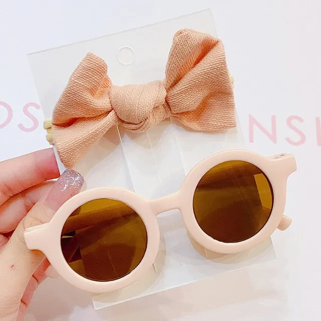 "Coco Darlin" Inspired Kids Sunglasses & Bow Set