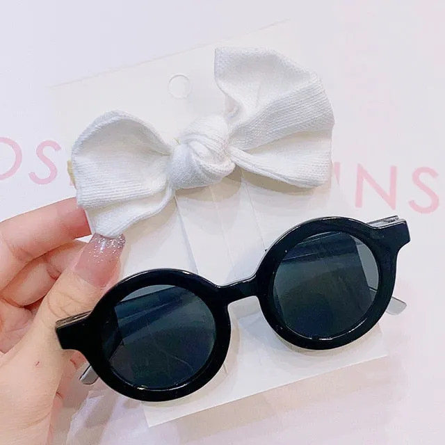 "Coco Darlin" Inspired Kids Sunglasses & Bow Set