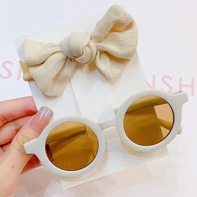 "Coco Darlin" Inspired Kids Sunglasses & Bow Set