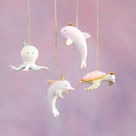 SEA PARTY ANIMALS ORNAMENTS