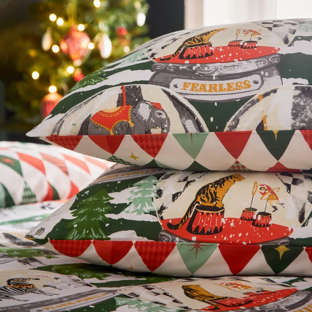 Showtime Festive Duvet Cover Set Pine