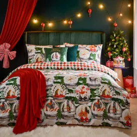 Showtime Festive Duvet Cover Set Pine